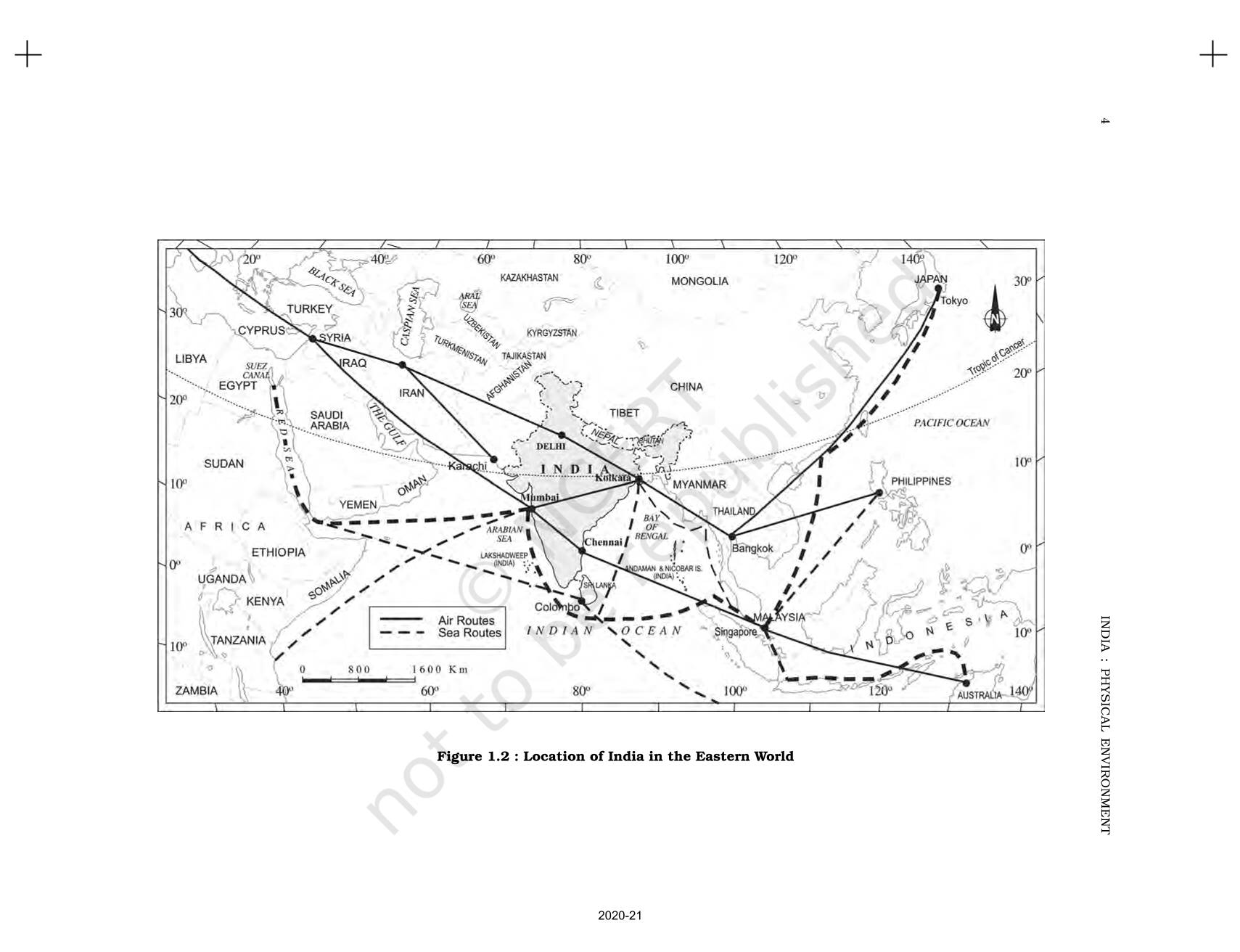 India Location NCERT Book Of Class 11 India Physical Environment   India Location (4) 